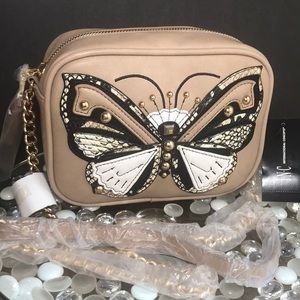 Inc Butterfly Purse Camera Crossbody NWT